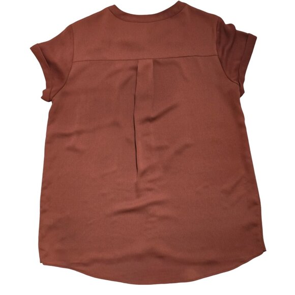 Vera‎ Bradley Quarter Button Down Rust Color Size L - Picture 2 of 6